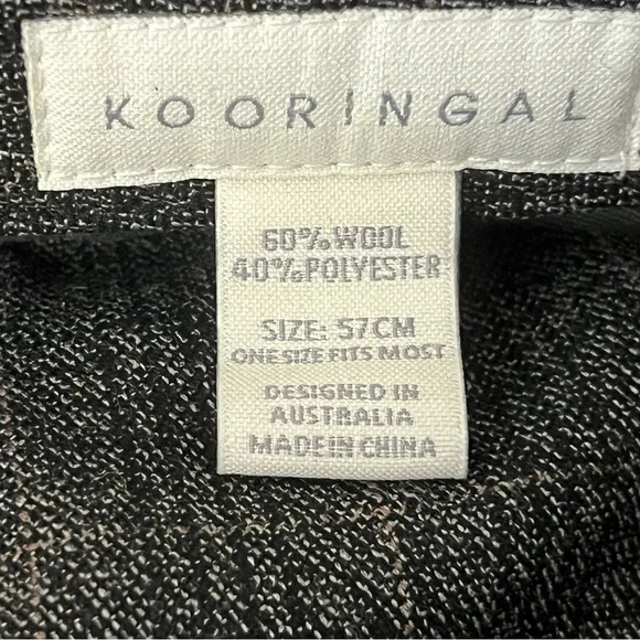 Kooringal Australia ladies fisherman's cap gray wool blend NWT - Picture 4 of 6